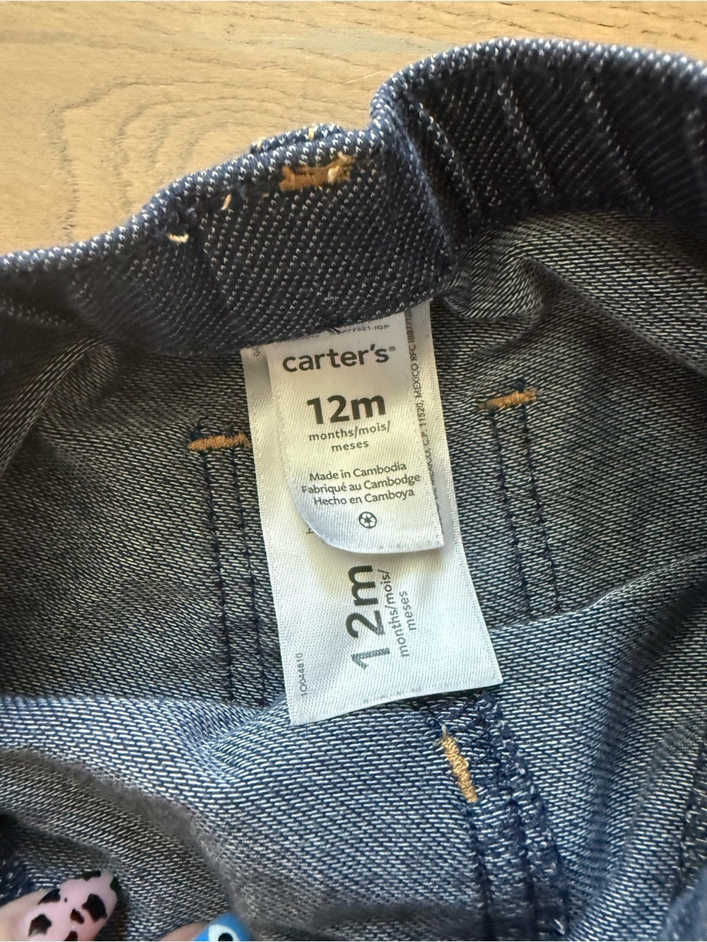 Carter’s + Cat & Jack 12M Jeggings Pants Lot of 2 - Picture 4 of 10